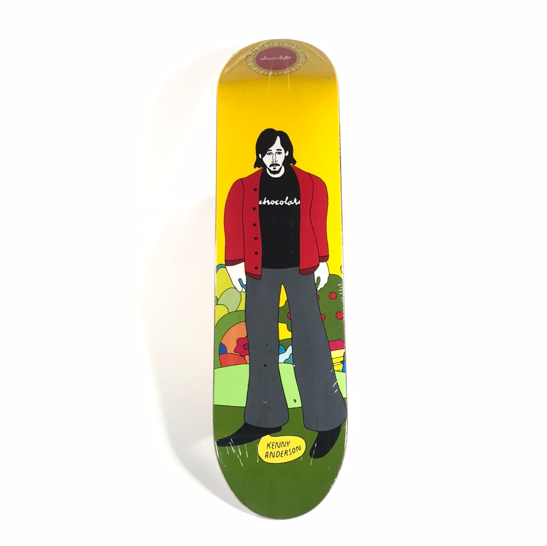 Chocolate Kenny Beatles Yellow 7.5 Skateboard Deck – western-skate -co