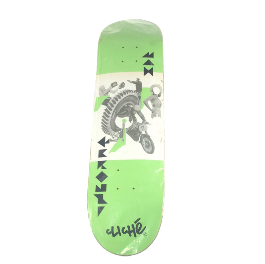 Cliché Max Geronzi Chaos Green 8.0 Skateboard Deck