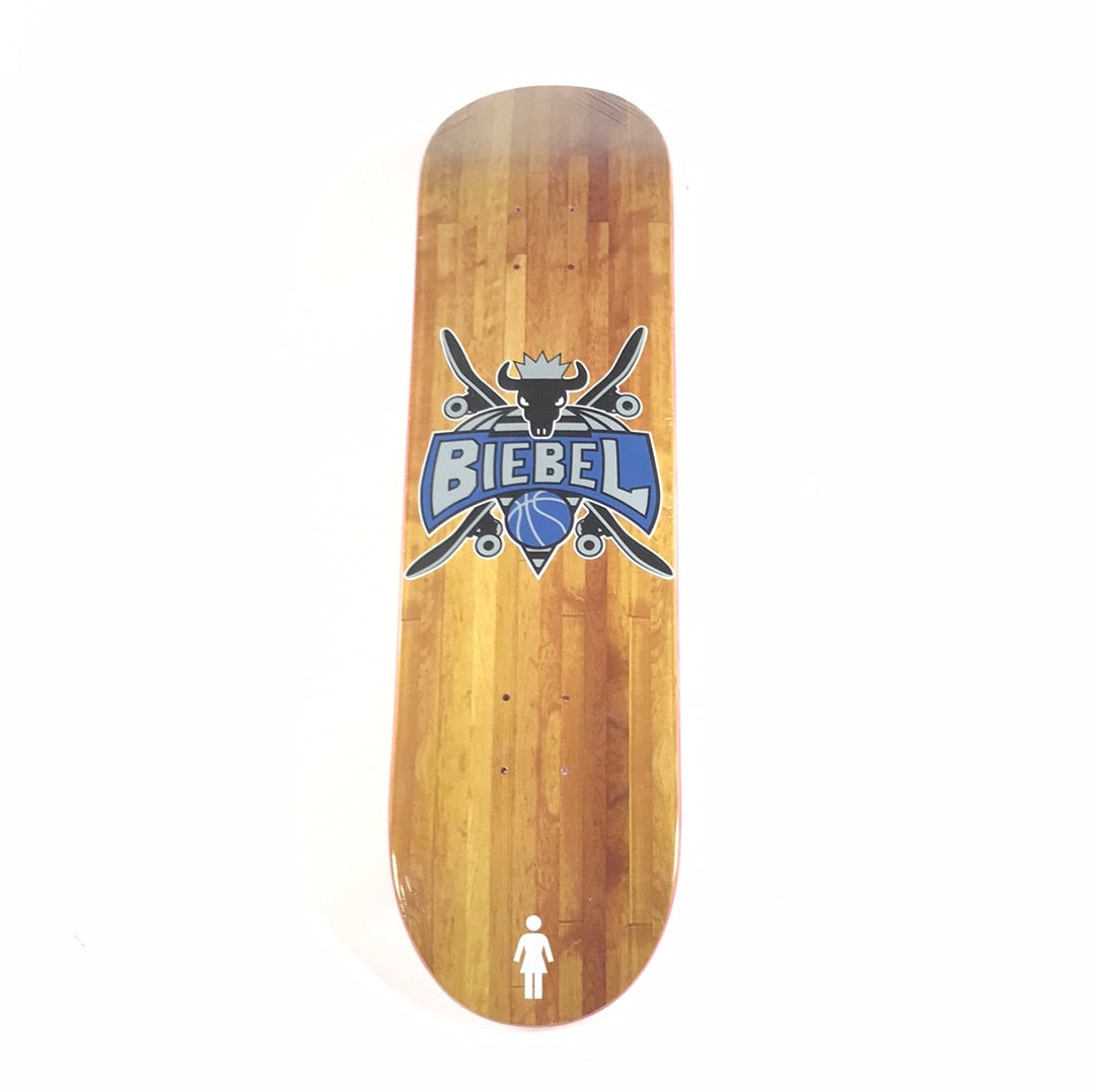 Girl Brandon Biebel Bull Wood Grain 7.75 Skateboard Deck