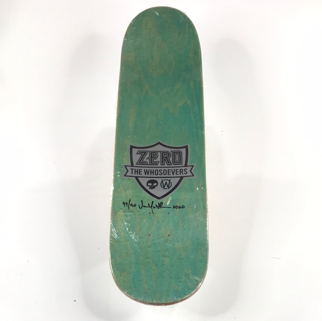 Zero Jamie Thomas Whosevers Silver 8.25 Skateboard deck
