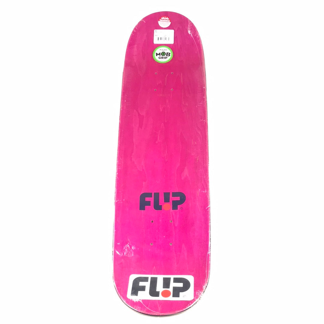 Flip Alec Majerus Bear Cartoon White 8.25 Skateboard deck