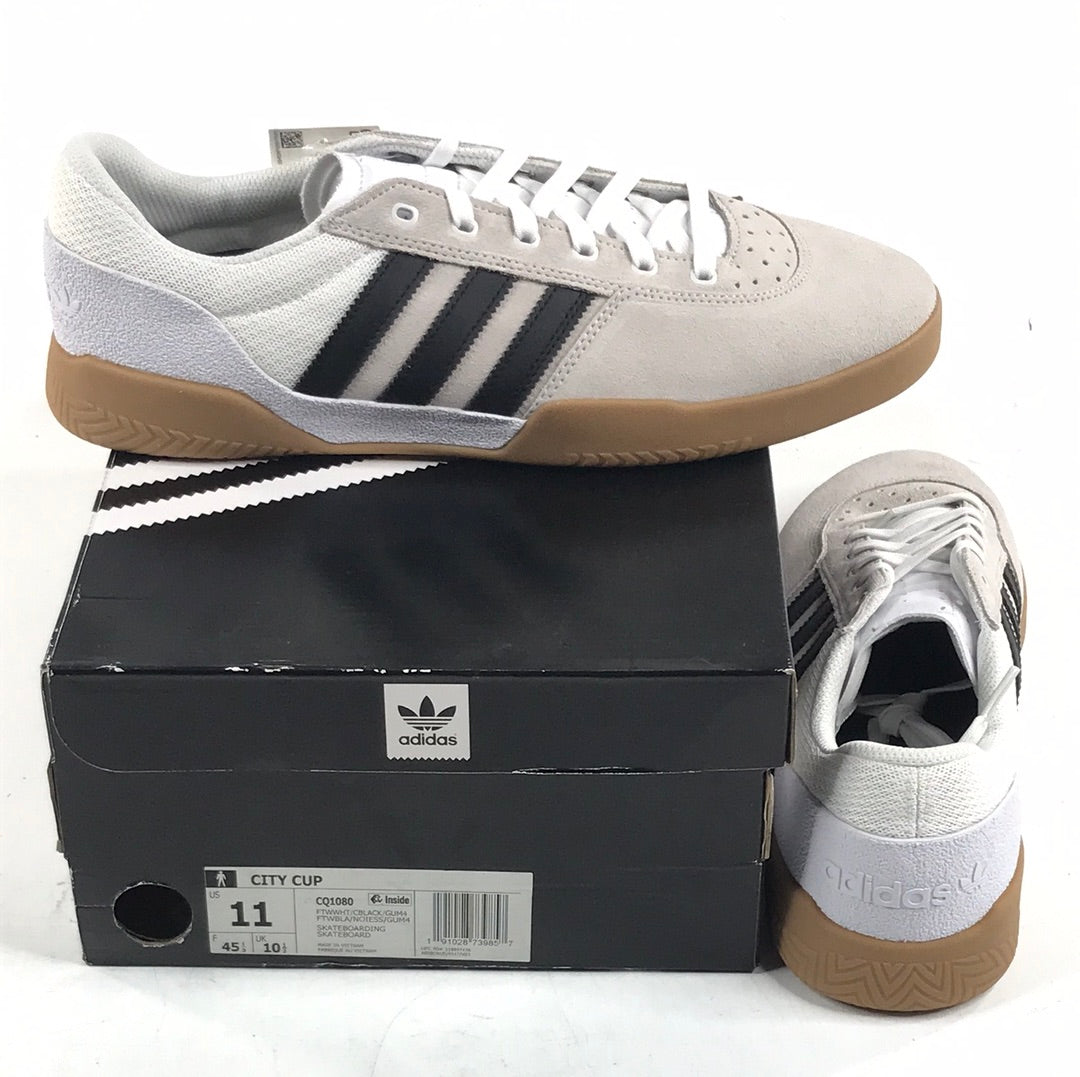 Adidas City Cup FTWWHT/CBLACK/GUM4 CQ1080 US Mens Size 11 western-skate-co Adidas City Cup FTWWHT/CBLACK/GUM4 CQ1080 US Mens Size 11 western-skate-co