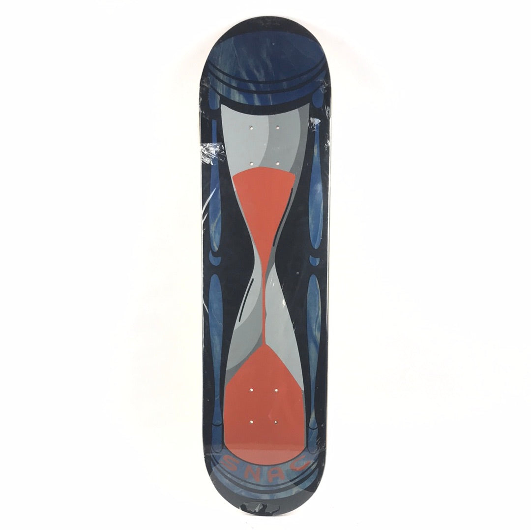 Snac Hour Glass Blue/Brown 8.125" Skateboard Deck