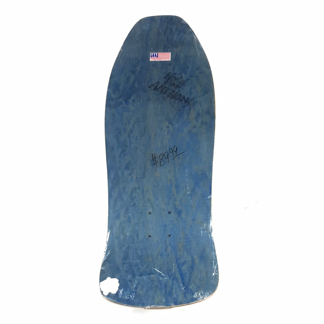 Dogtown Scott Oster Flame Cross Blue/Red 10'' Skateboard Deck