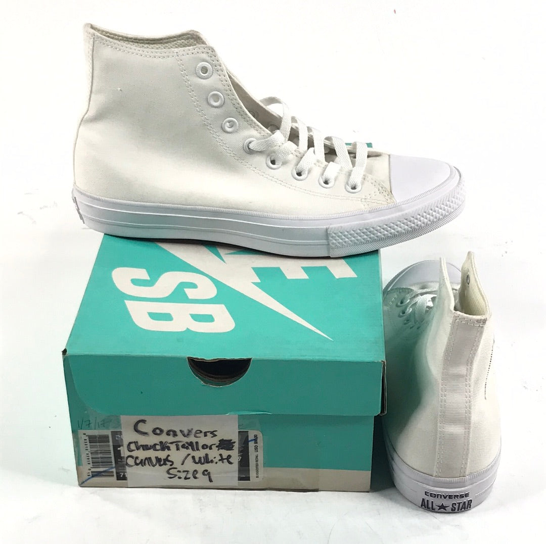 fast End labyrint Converse Chuck Taylor High Triple White US Mens Size 9 – western-skate-co