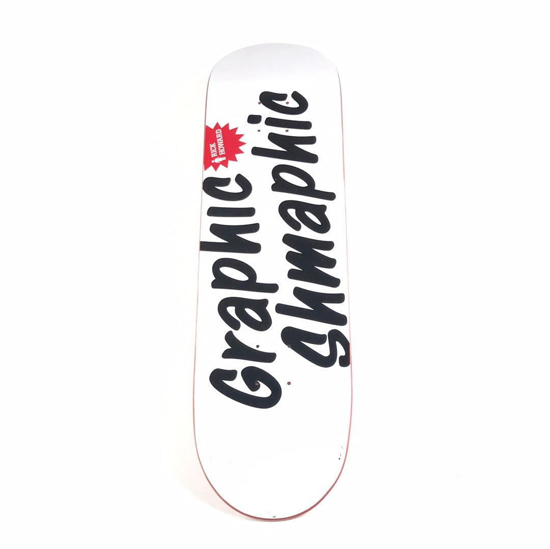 Girl Rick Howard Graphic Shmaphic Black/White 8.125" Skateboard