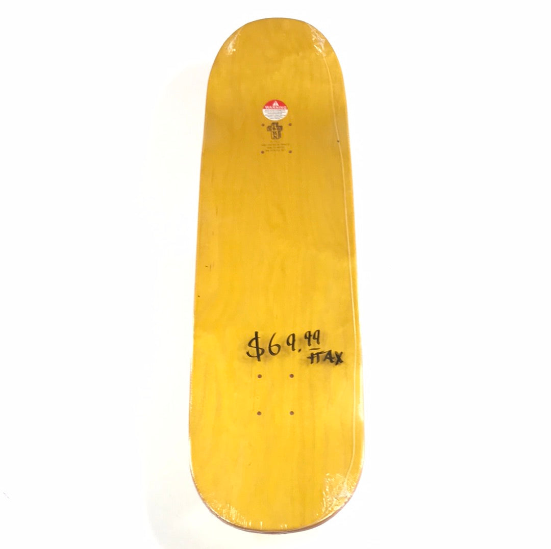 Dogtown Cross Yellow/Blue 8.75" Skateboard Deck
