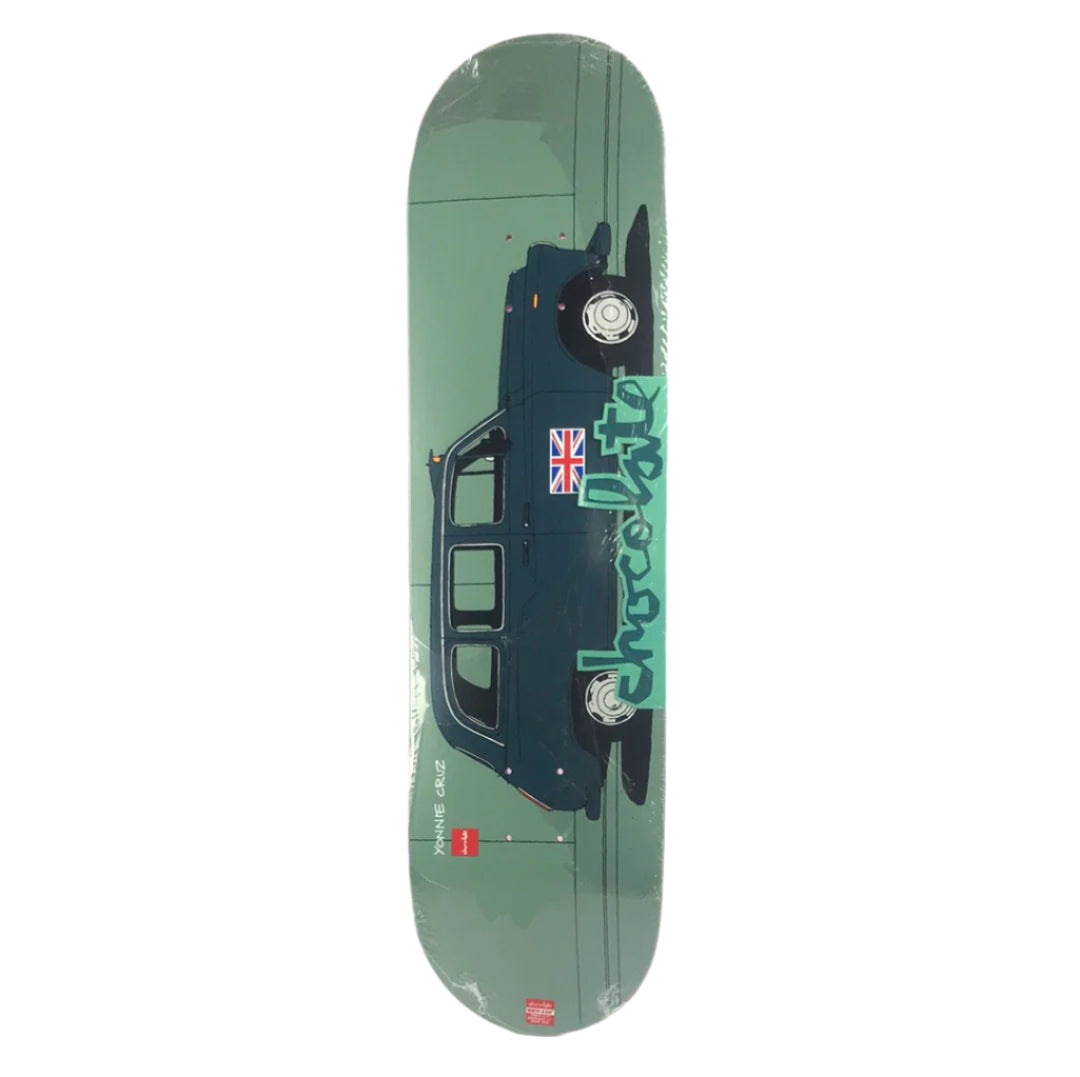 Chocolate Yonnie Cruz World Taxis Series Grey/Blue 8.125" Skateboard Deck