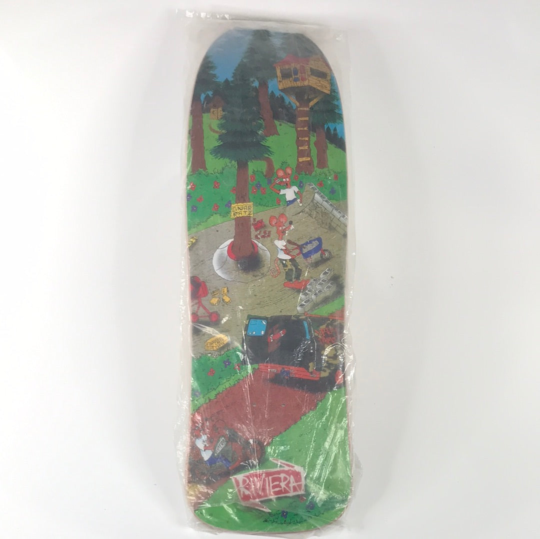 Riviera Team Gnar Ratz Multi 9.75 Skateboard Deck