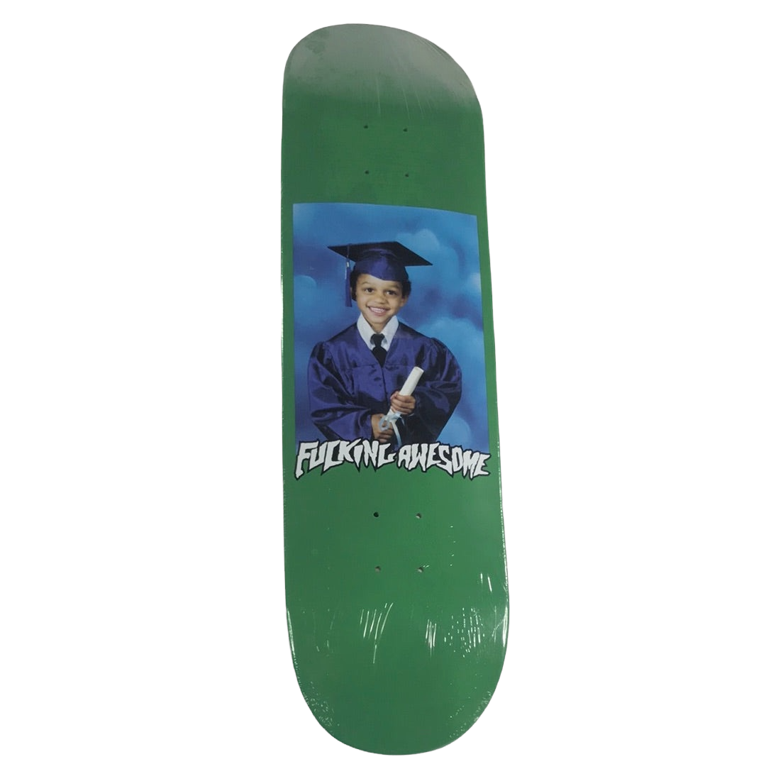 Fucking Awesome Kevin Bradley School Photo Green 8.5 Skateboard Deck