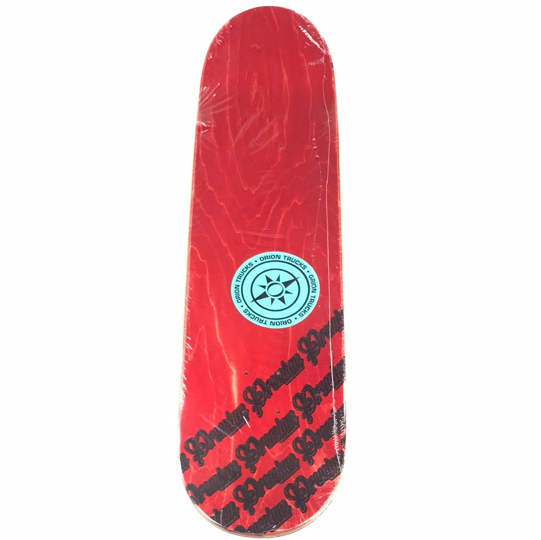 Premium Team Cheese Burger Black 8.125 skateboard Deck