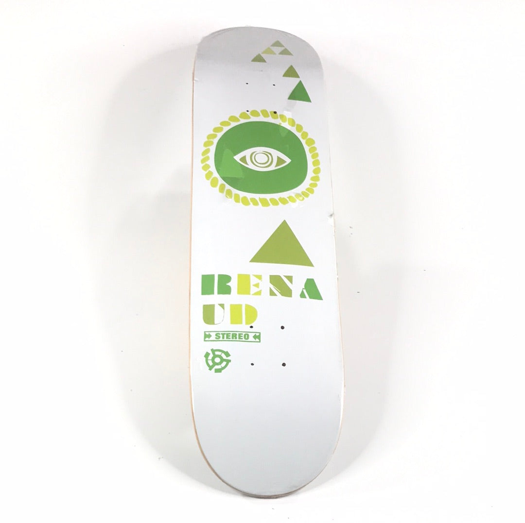 Stereo Danny Renaud Eyeball White 8.0 Skateboard Deck