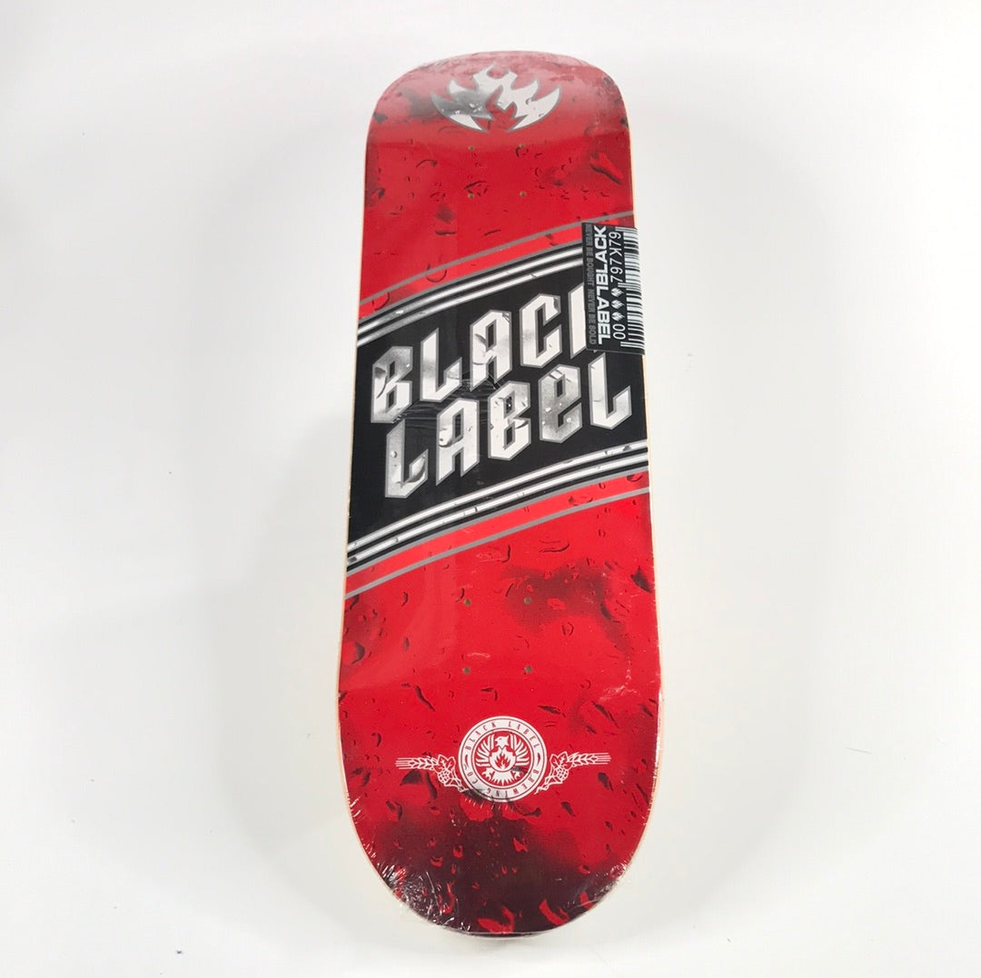 Black Label Team Brew Red 8.6 Skateboard Deck