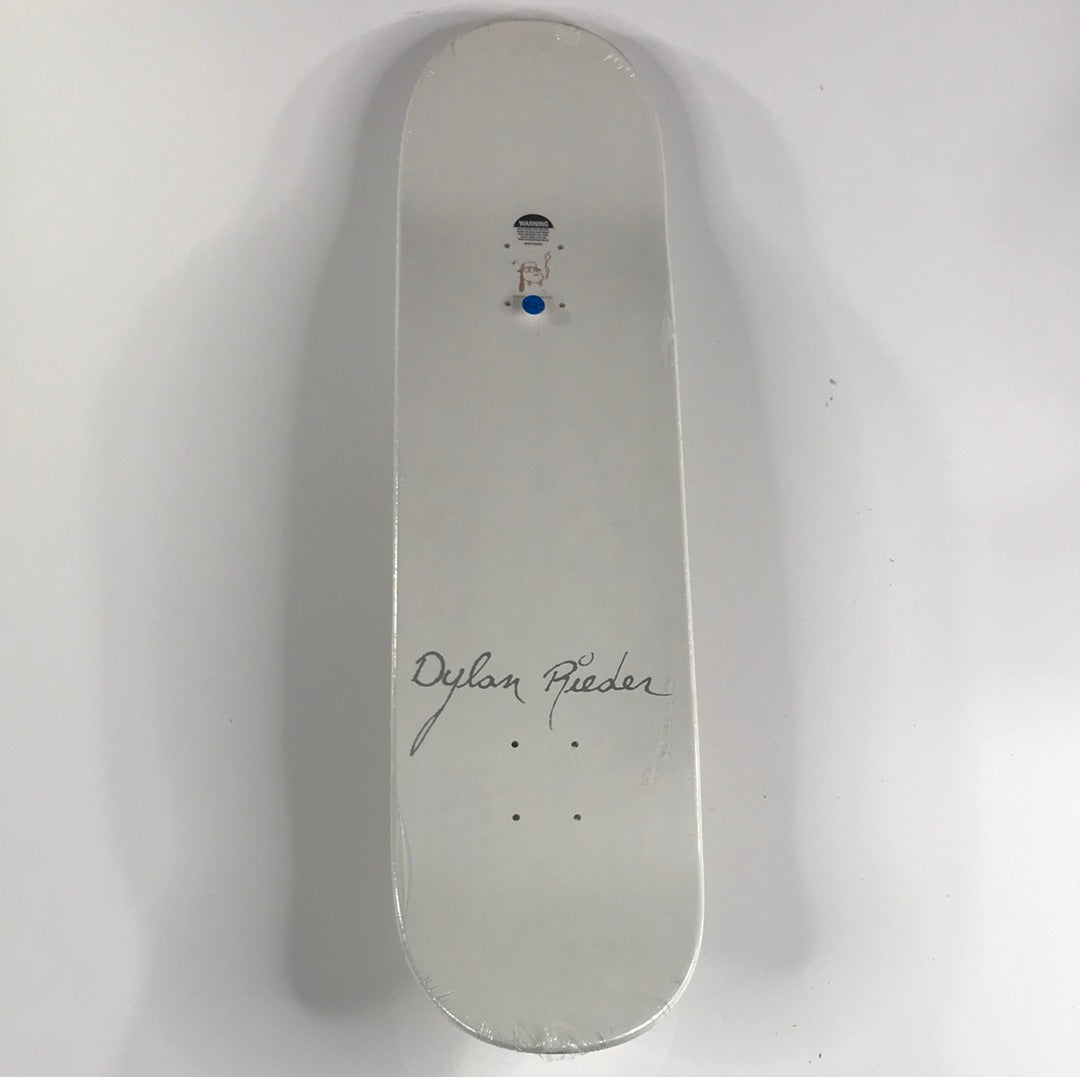 Fucking Awesome Dylan Rieder Painting White 8.25 Skateboard Deck