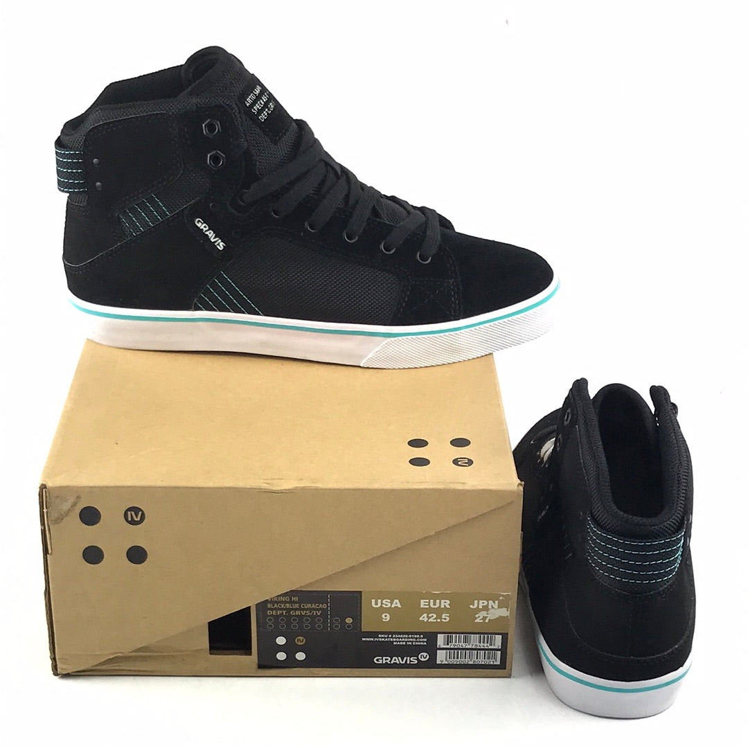 Gravis Viking HI Black/Blue Curacao US Mens Shoes Size 9