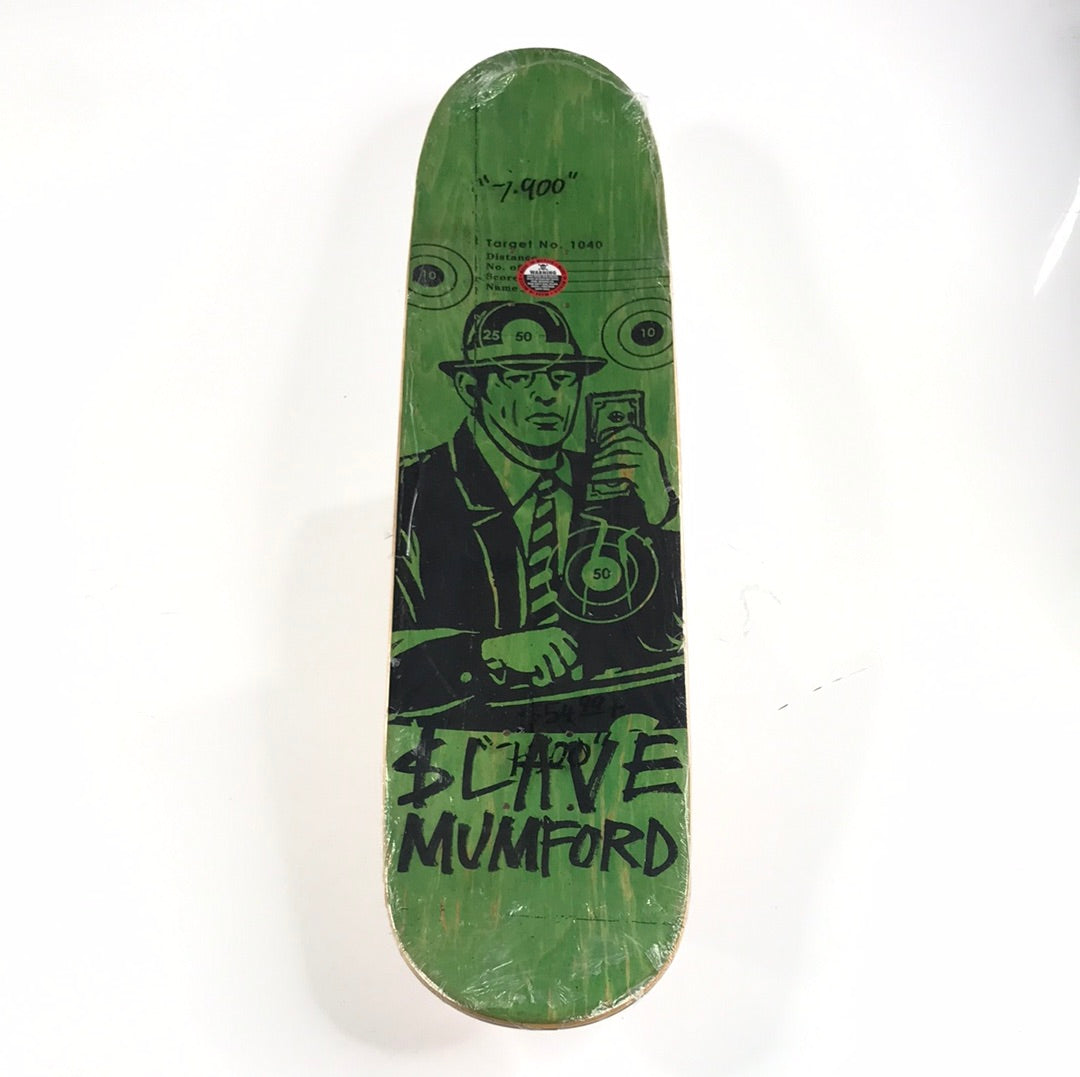 Slave Matt Mumford Target Black/White/Orange 7.9'' Skateboard Deck 2009