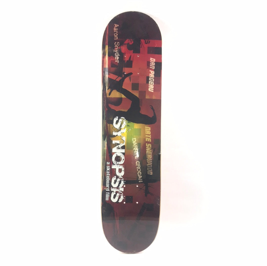 Synopsis Aaron Snyder/Nate Sherwood/Dan Pageau/Darryl Crogan/Gershon Mosley 7.625" Skateboard Deck