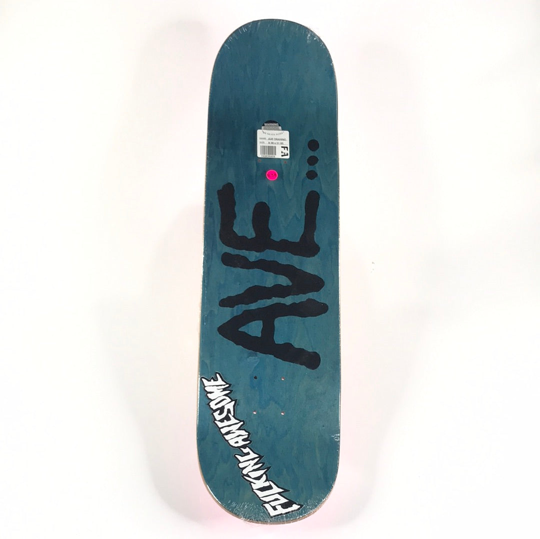Fucking Awesome AVE Drawing Pink 8.38 Skateboard Deck