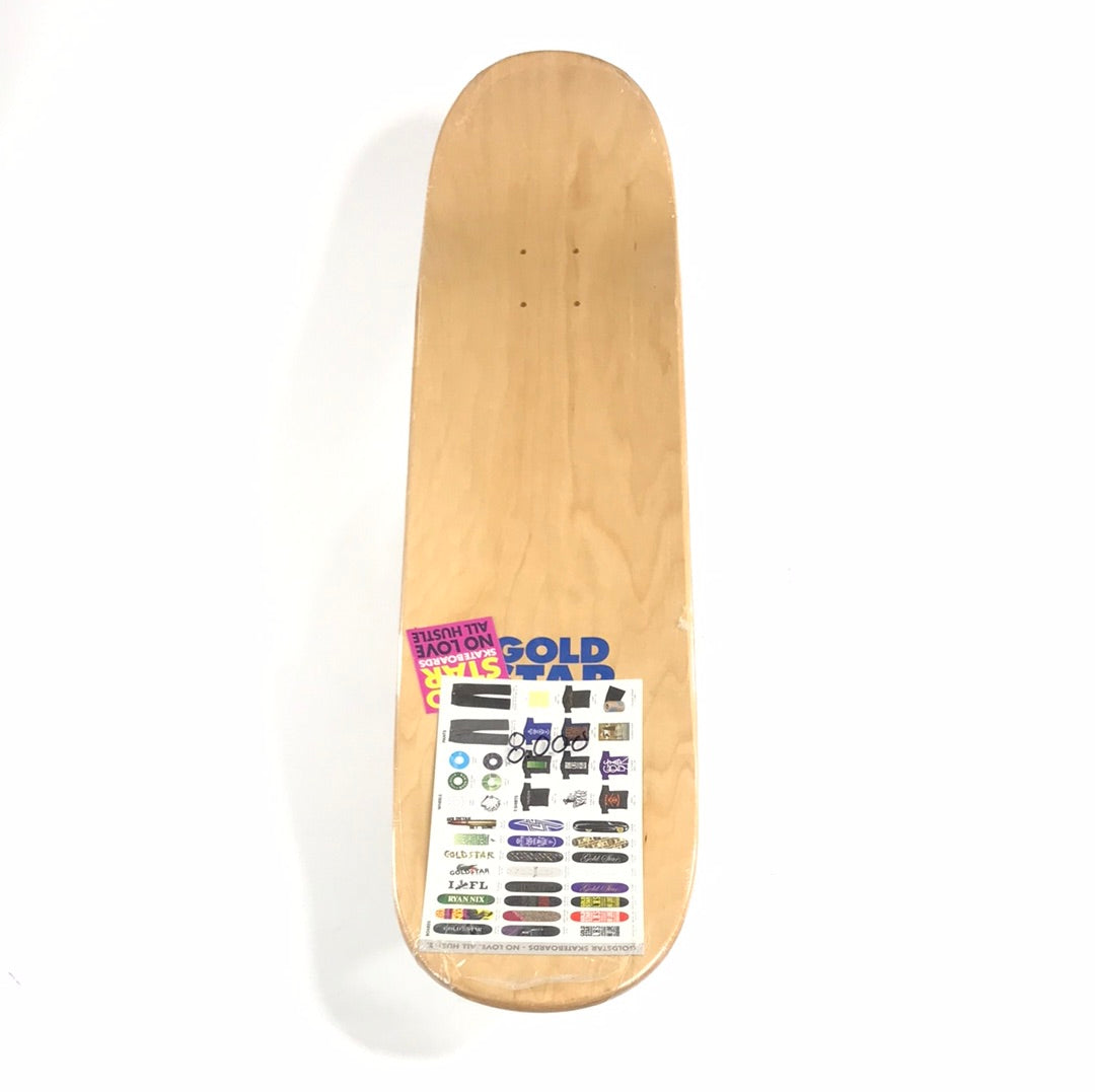 Goldstar Fabian Alomar Uzi White/Black 8.0" Skateboard Deck