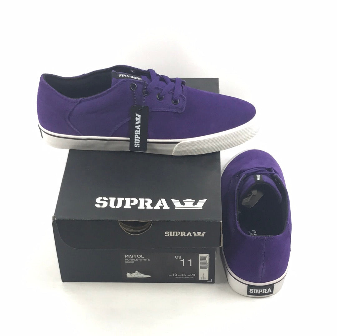 Supra Pistol Purple-White US Mens Size 11