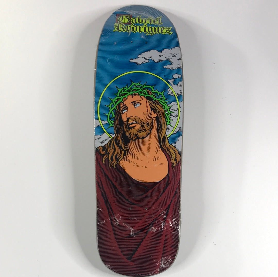 Evaluering løfte op jubilæum Cliche Gabriel Rodriguez Jesus Christ 9.8 Skateboard Deck – western-skate-co