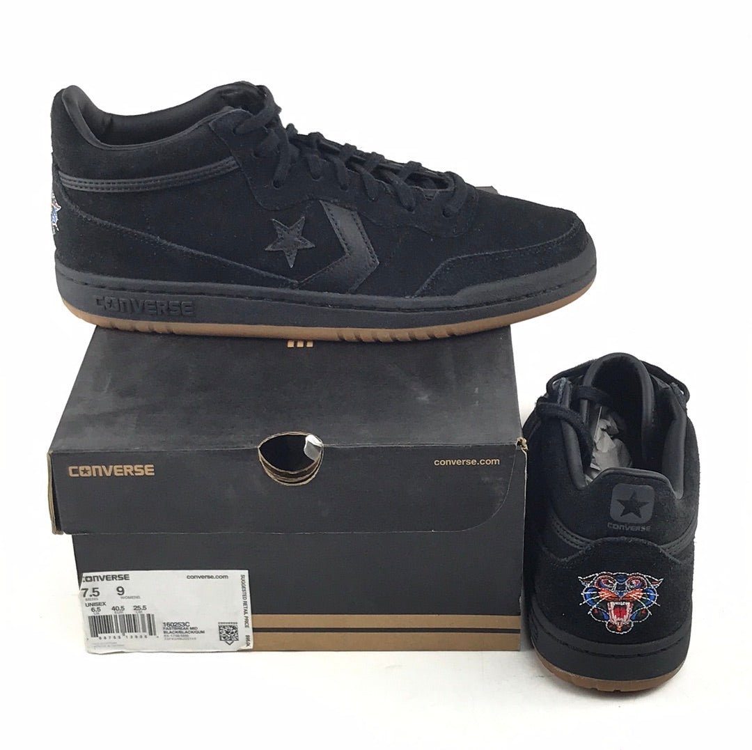 Converse fastbreak mid black Clearance