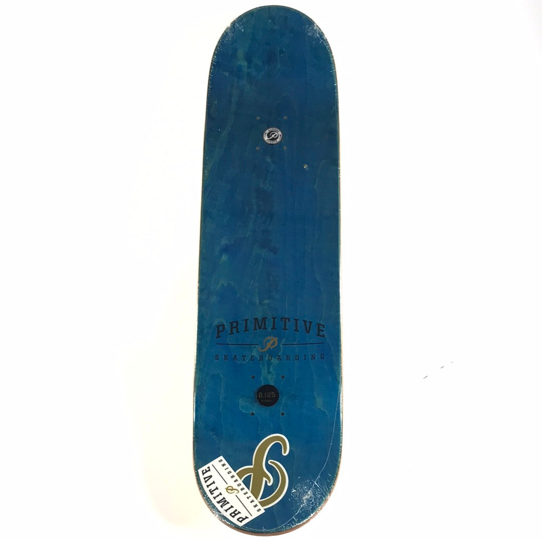 Primitive Team OG Logo Gold 8.125'' Vintage NOS Deck