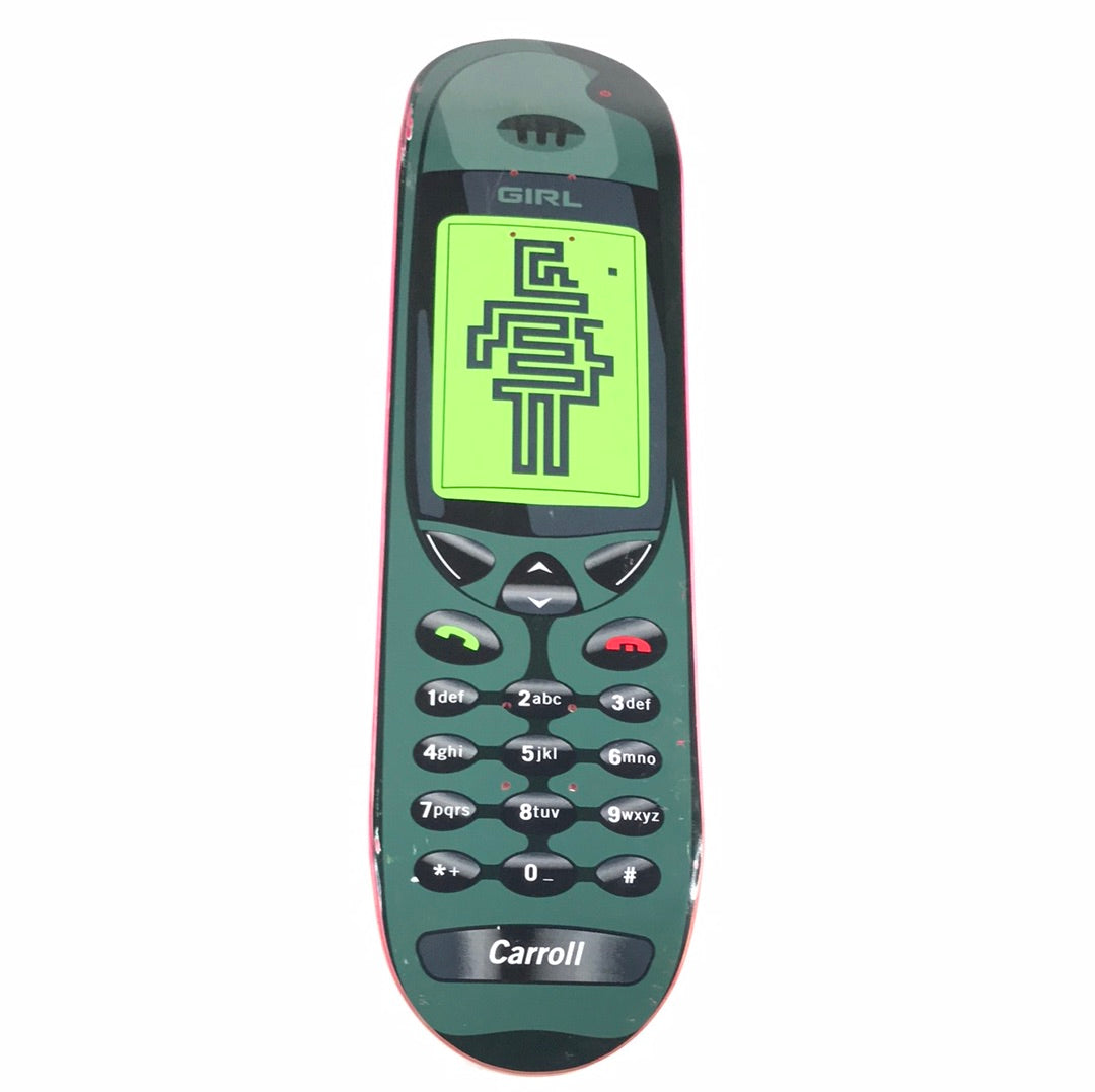 Girl Mike Carroll Cell Phone Games Multicolor 8.125" Deck
