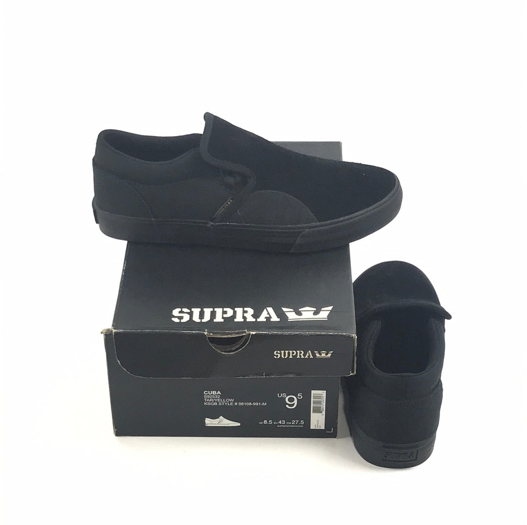 Supra Cuba Tar/Yellow US Mens Size 9.5 Classic Shoes