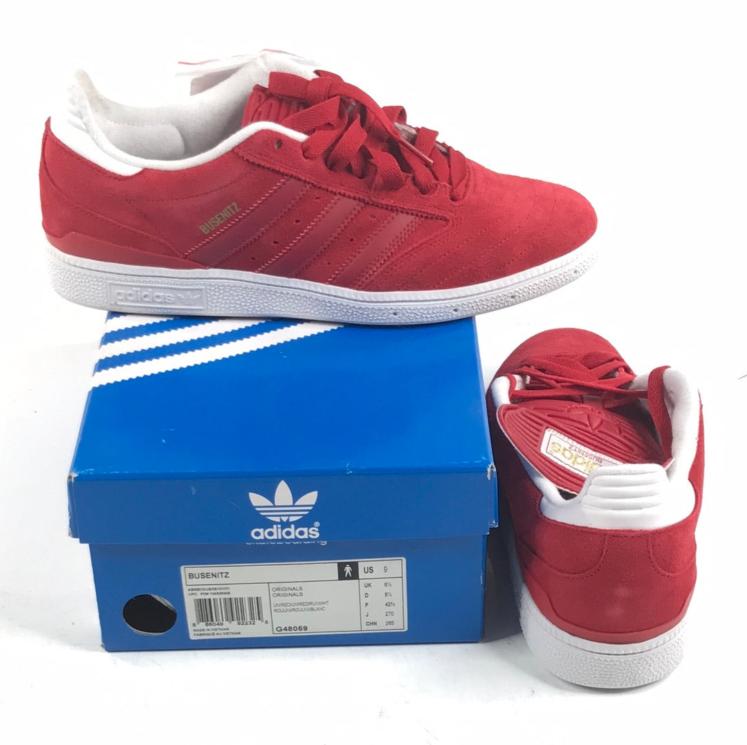 Adidas Busenitz UNIRED/UNIRED/RUNWHT G48059 US Mens Size 9