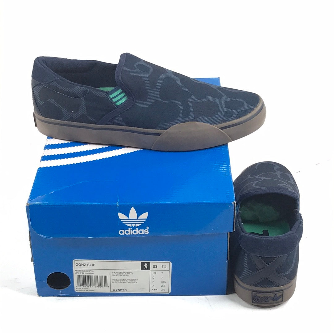 Adidas Skate Gonz Slip VISBLU/CONAVY/SOLMNT C75278 US Mens Size 7.5 – western-skate-co