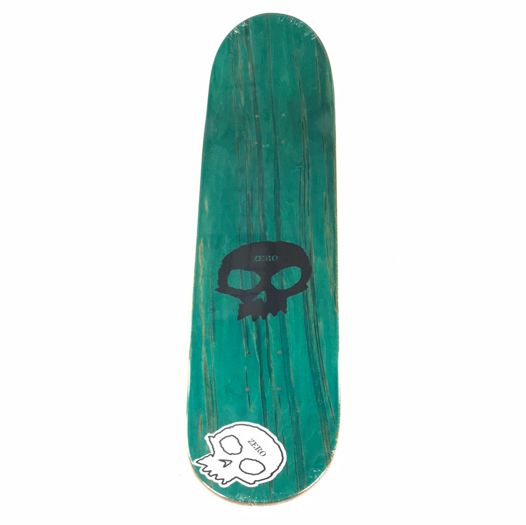Zero Team Classic Skull Black 8.0 Skateboard deck