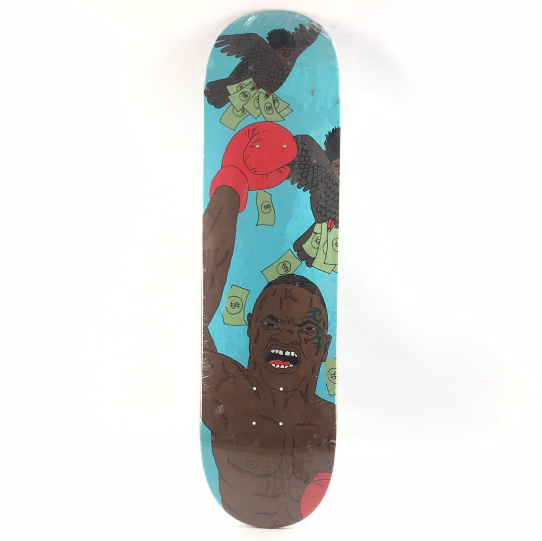 Mike Tyson Cartoon Blue 8.4" Skateboard Deck