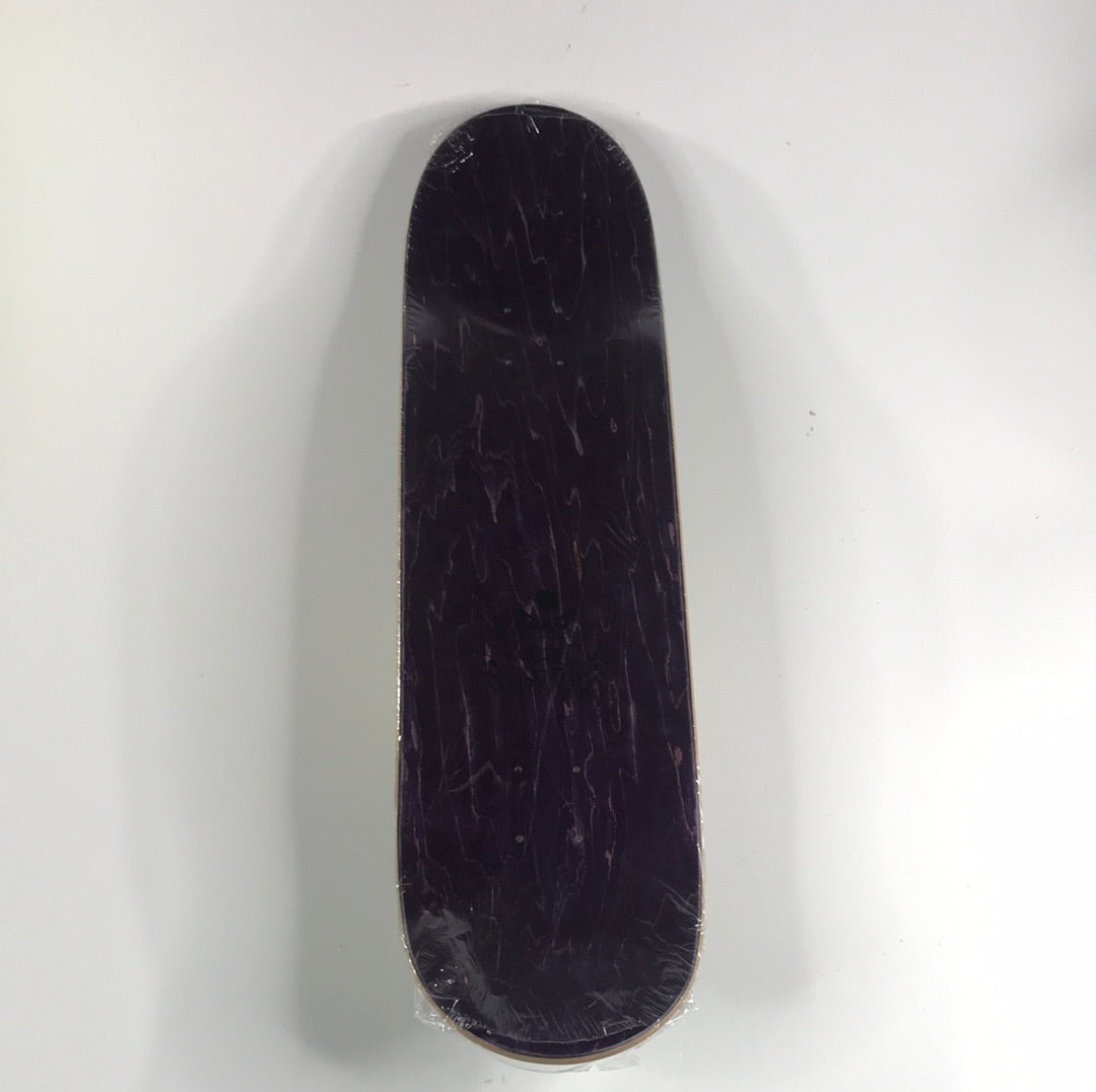 Roller Horror Face Drawing Green 8.38 Skateboard Deck