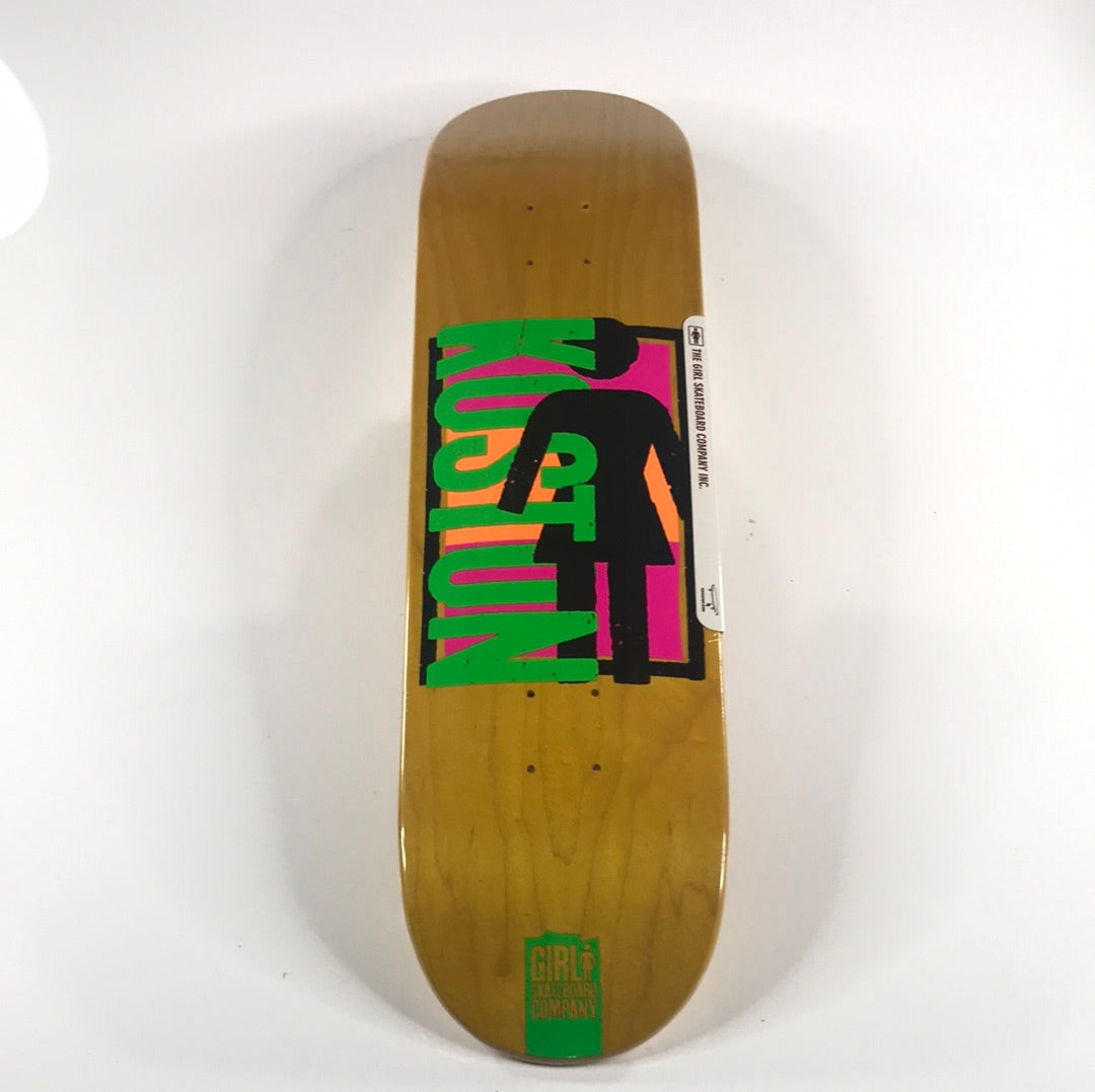 Girl Eric Koston Spike It Yellow 8.25 Skateboard Deck