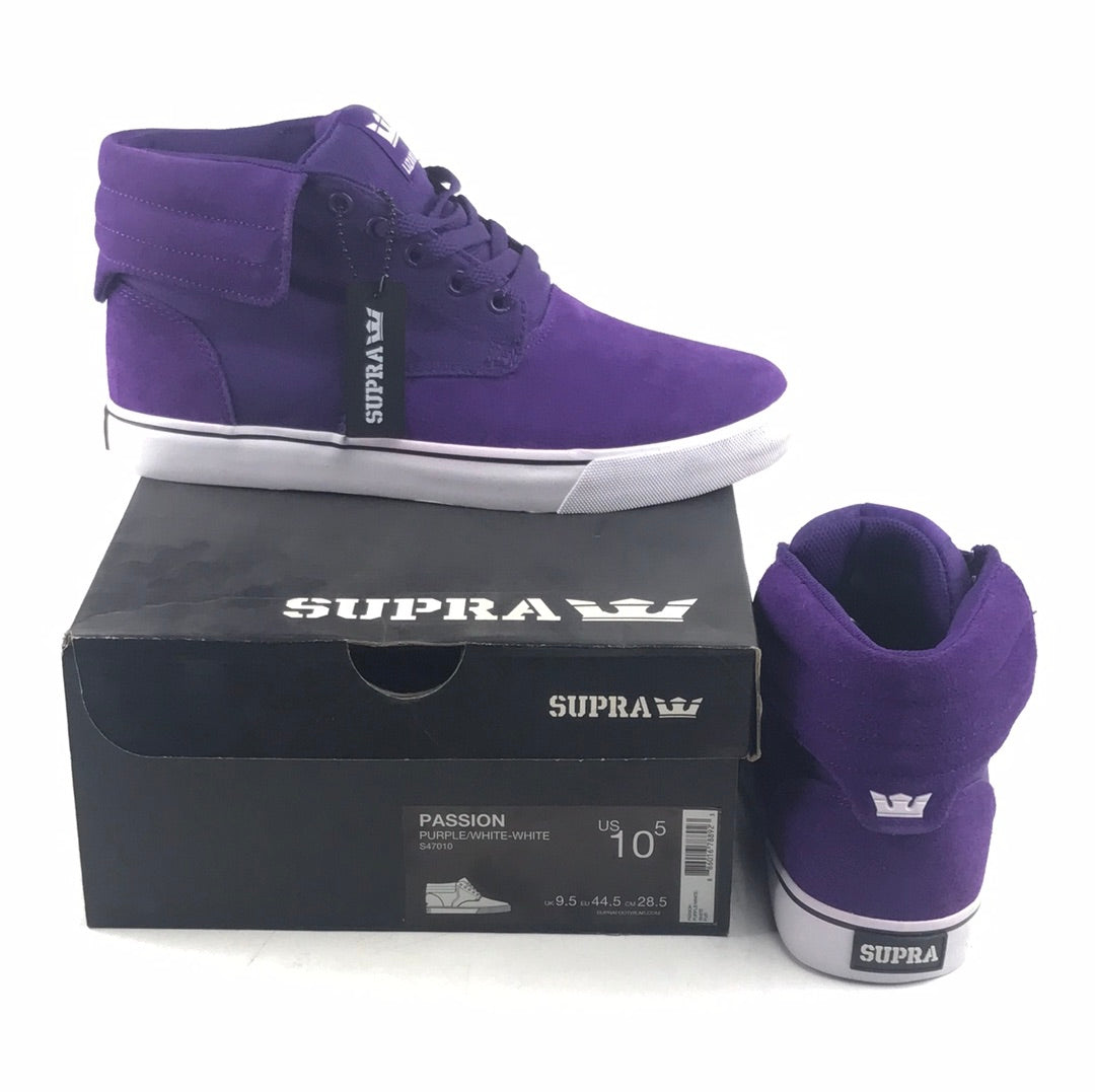 Supra Passion Purple/White-White US Mens Size 8.5