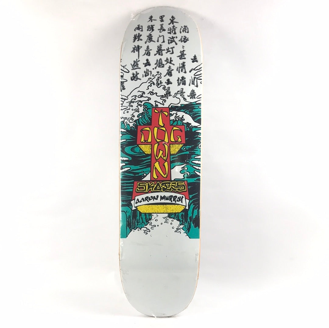 Dog Town Skates Aaron Murray White/Teal 8.5" Skateboards Deck