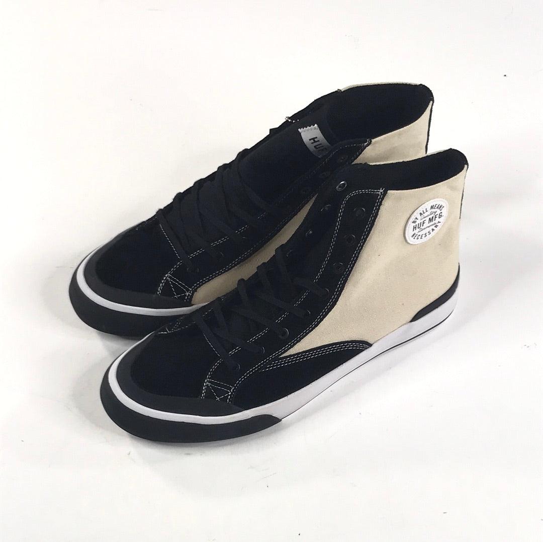 Huf Classic HI VINTAGE WHITE/BLACK U.S. Mens Size 11.5 VC64009 Shoes