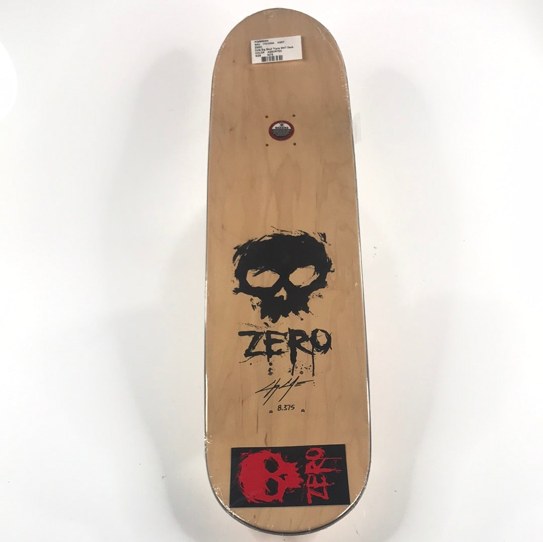 Zero Chris Cole Classic Skull Egg Wood Grain 8.25 Skateboard Deck