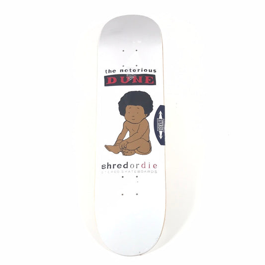 Stereo Team The Notorious DUNE Chris Pastras White 8.125 Skateboard Deck