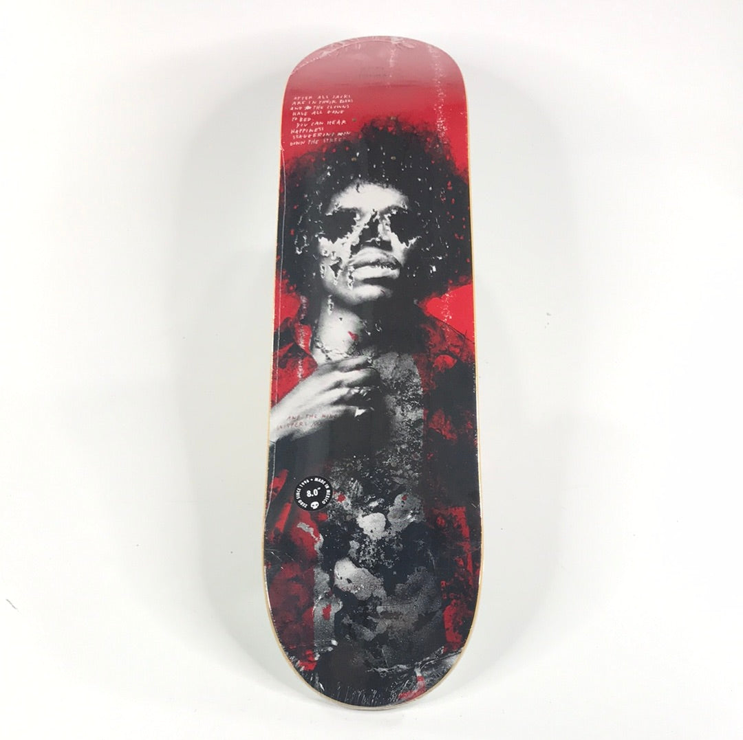 Zero Jamie Thomas Jimi Hendrix Multi 8.0 Skateboards deck