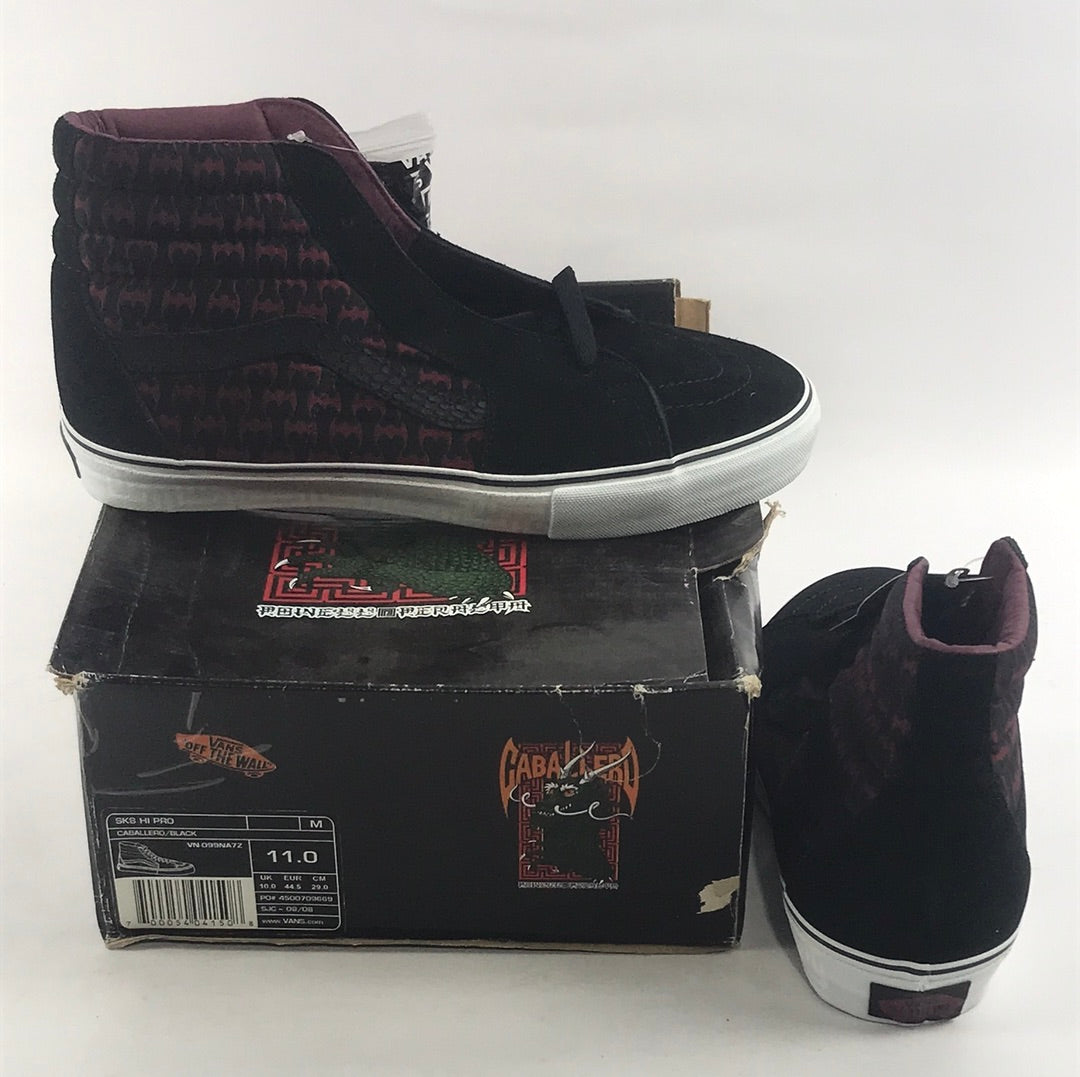 Vans Sk8 Hi Pro Cabellero/Black Mens Size 11 Shoes – western