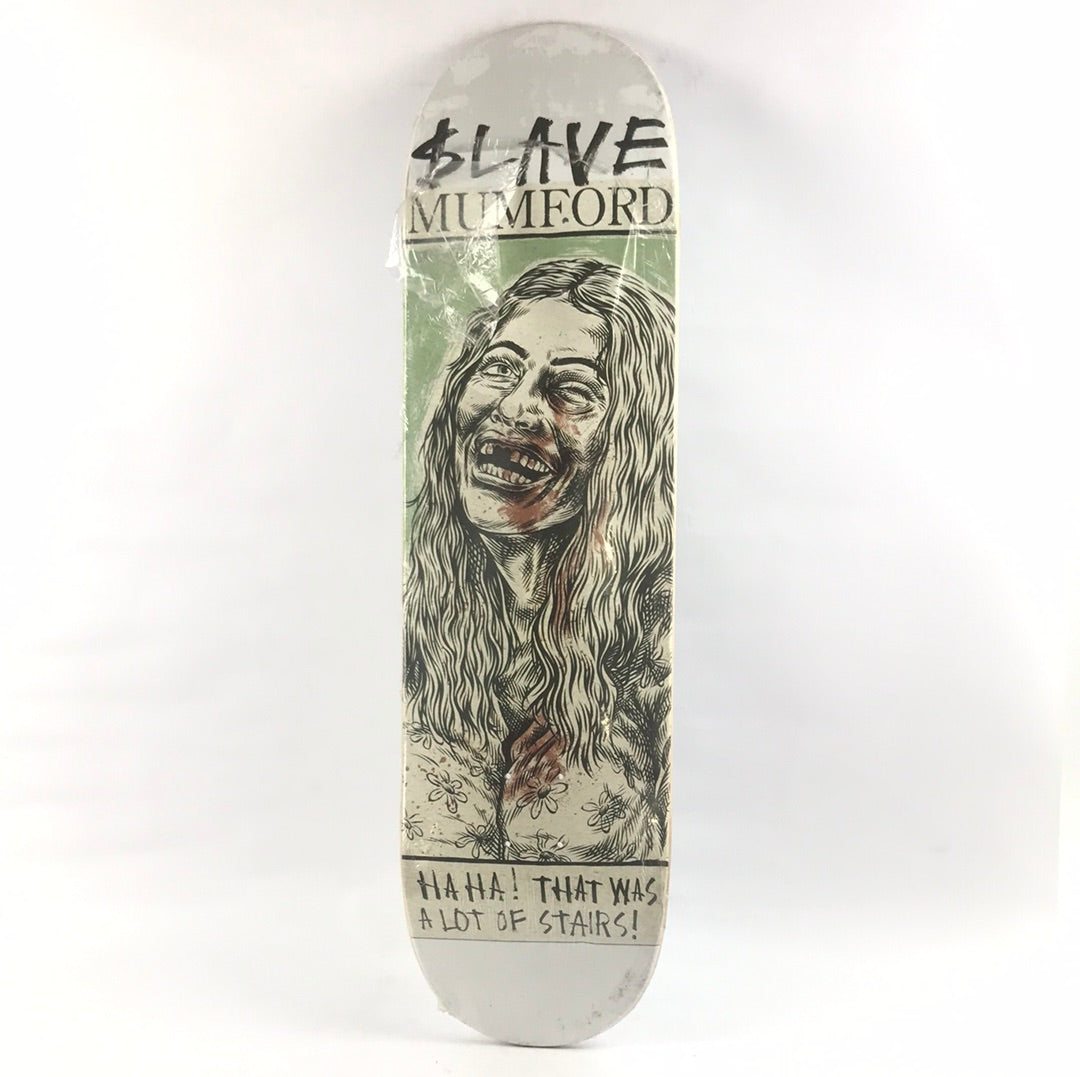 Slave Matt Mumford That Was A Lot Of Stairs White/Green 8.5'' Skateboard Deck