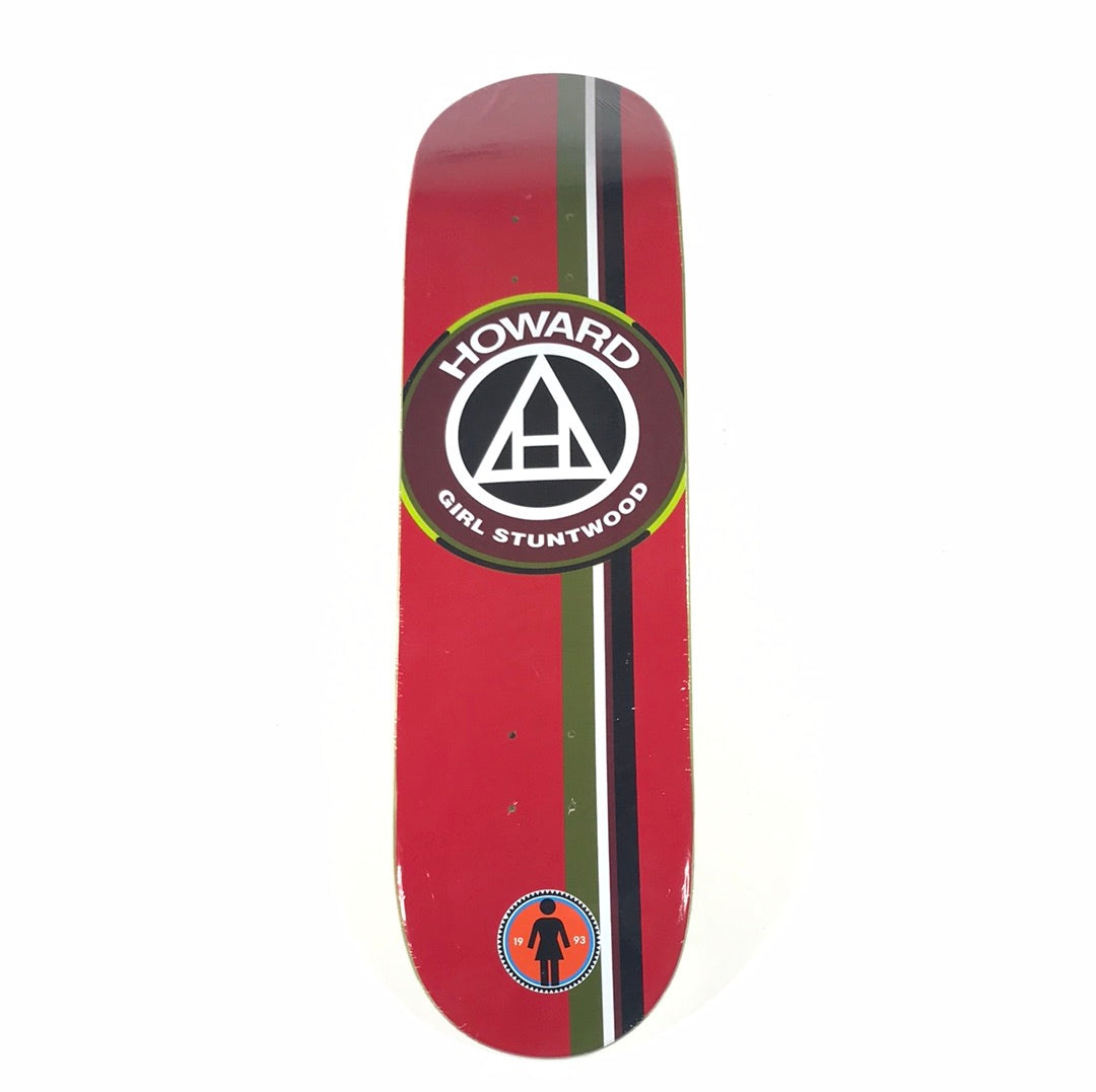 Girl Rick Howard Stuntwood Red 8.125 Skateboard Deck