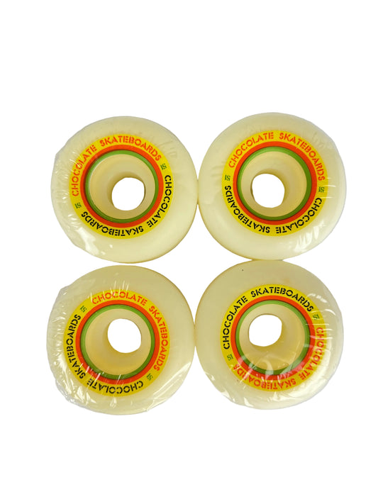 Chocolate White Orange Yellow Size 51MM Vintage NOS Wheels