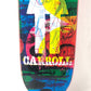 Girl Mike Carrol Girl Logo With Faces in Background Blue/Red/Green/Yellow/Black Size 7.58 Skateboard Deck