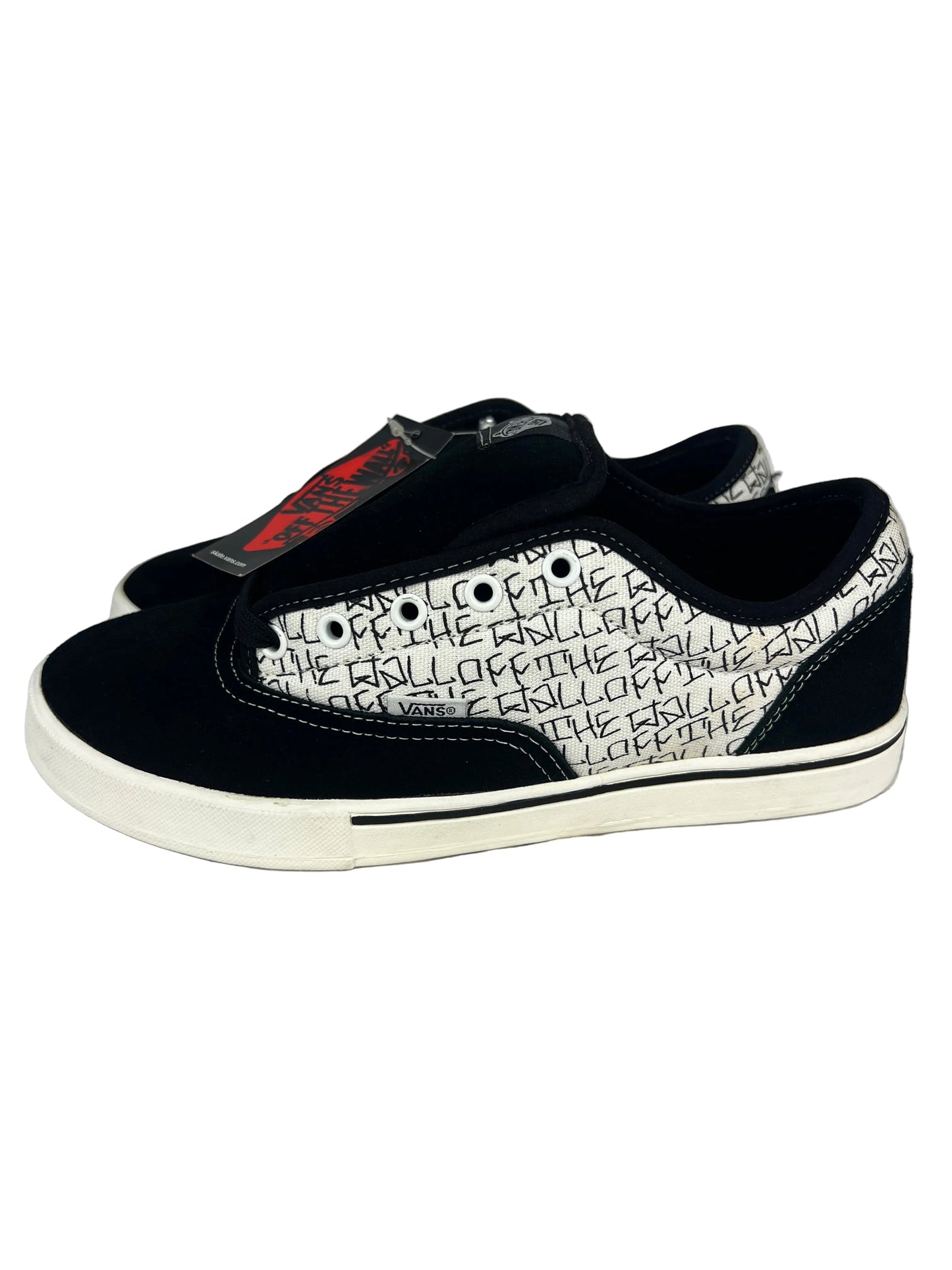 Vans AV Era White Black Off The Wall US Mens Size 9.5 Classic Shoes