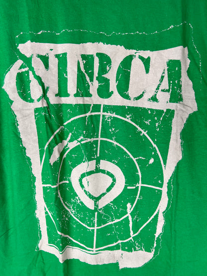 Circa C1rca Target Tee Kelly Green Size L S/s Vintage Shirt