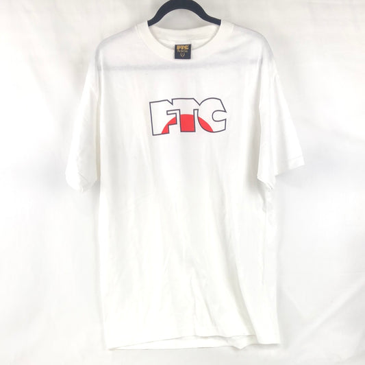 FTC Rising Sun Logo White/Red/Black T-Shirt US Mens Size Large