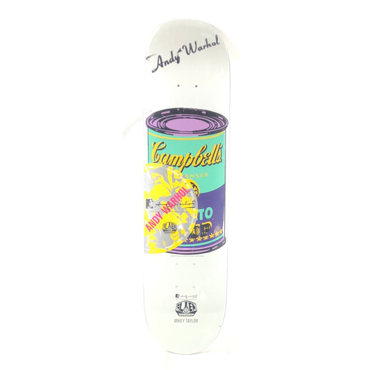 Alien Workshop Mikey Taylor Andy Warhol Tomato Soup White Size 7.875" Skateboard Deck